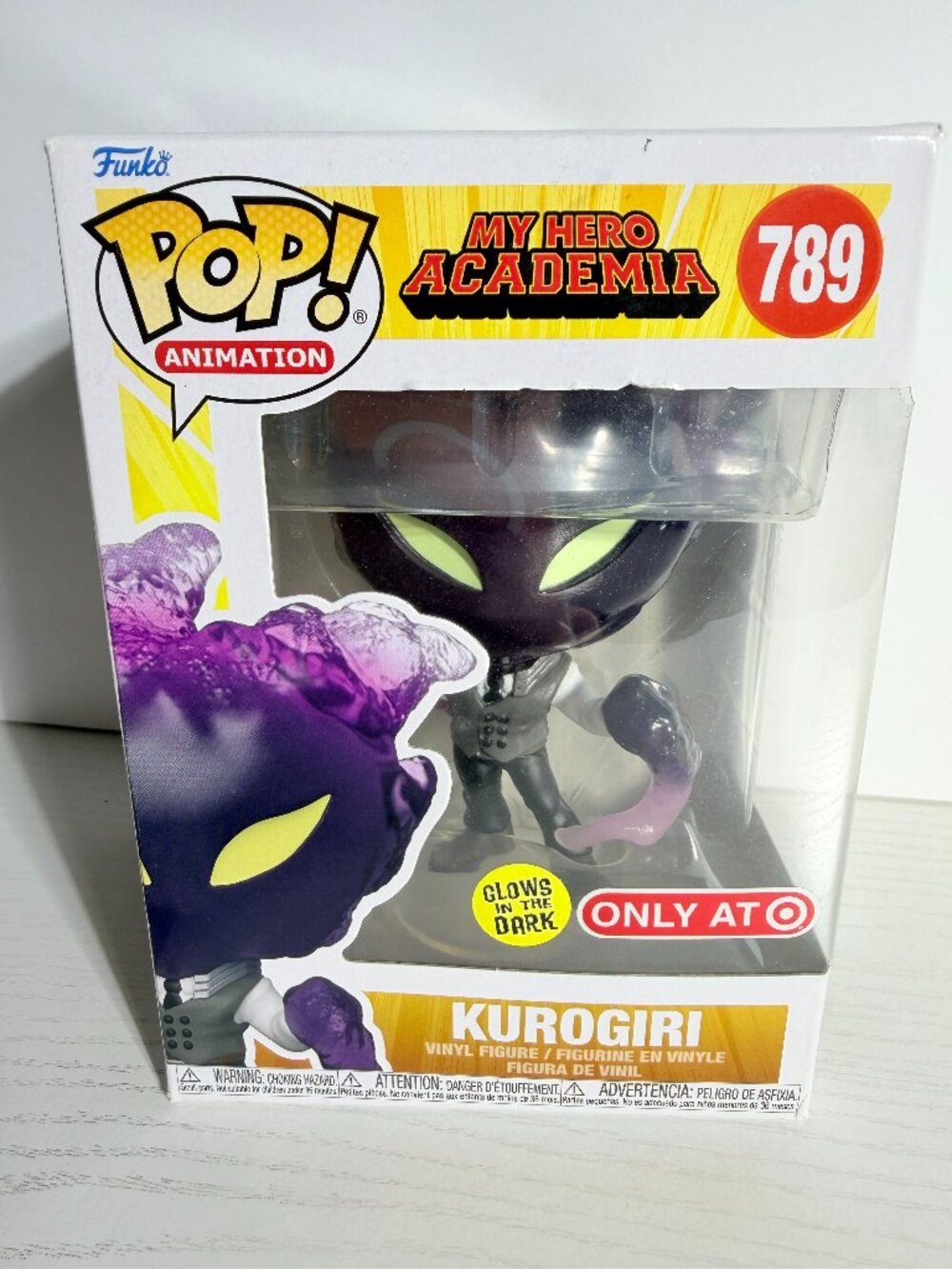 Funko Pop My Hero Academia Kurogiri 789 Glow in the Dark Target Exclusive